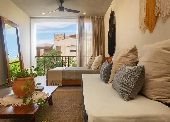 Apartamento Premium With Private Rooftop Pool Near Calle 7 Tulum