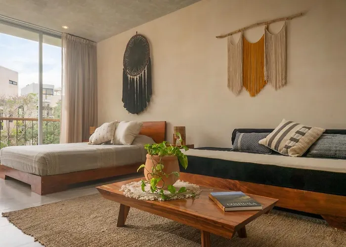 Premium With Private Rooftop Pool Near Calle 7 Apartamento Tulum